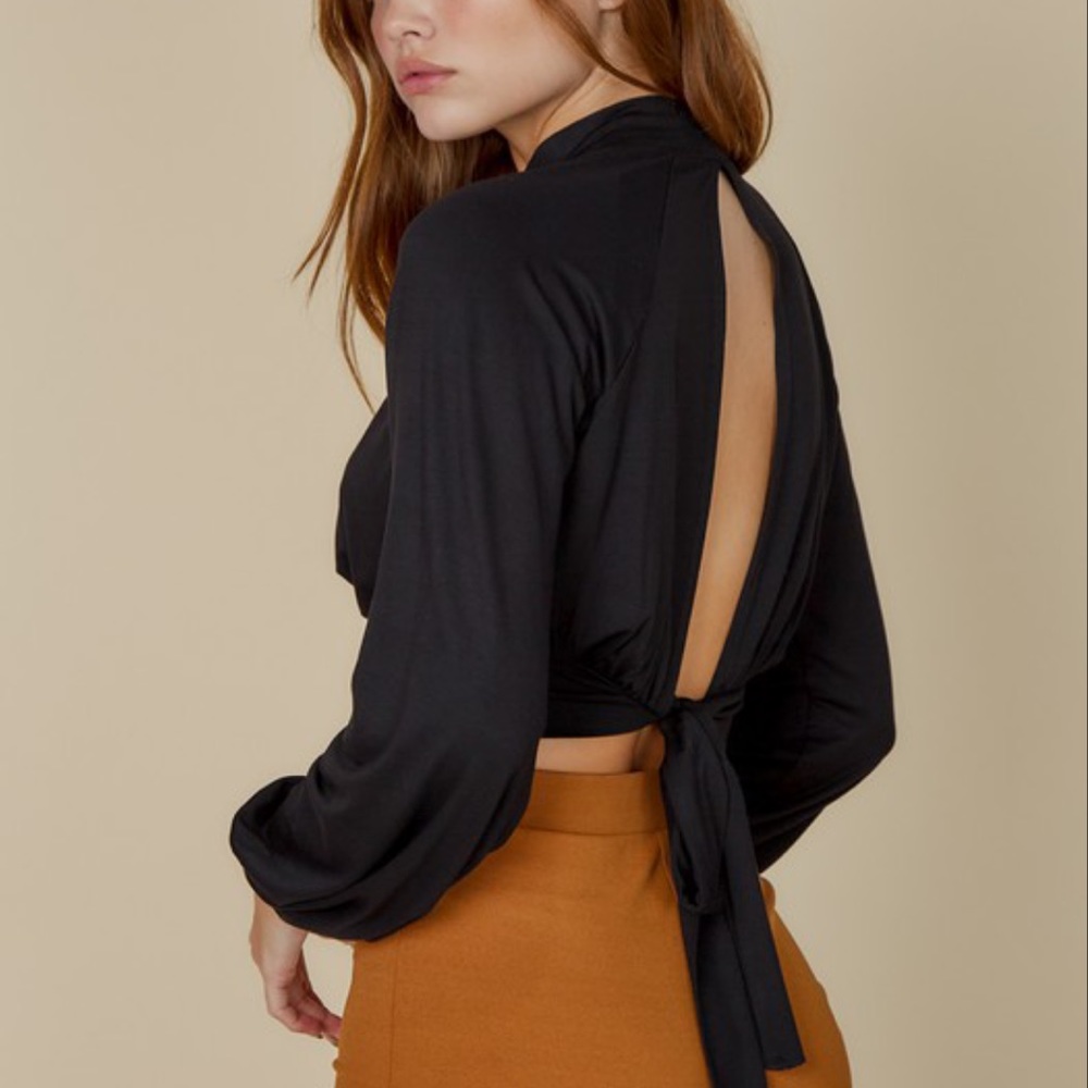 Long Sleeve Crop Top
